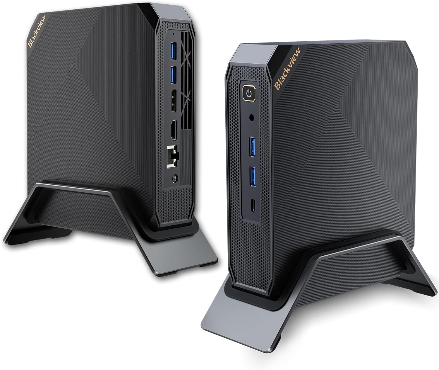 Blackview 2024 Lastest Mini Gaming PC, MP200 Intel i5-11400H(4.50GHz) Mini PC Windows 11 Pro, 16GB DDR4 512GB SSD, Mini Desktop Computer 4K-Triple-Screen, Gigabit Ethernet, WiFi6 BT5.2 USB3.0×4