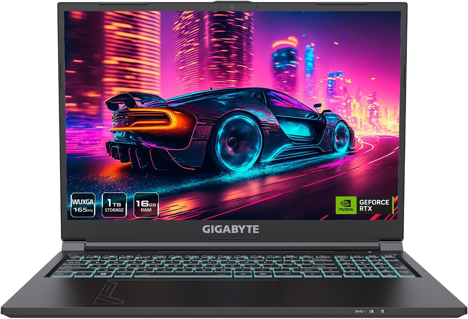 GIGABYTE - G6 (2024) Gaming Laptop - 165Hz 1920x1200 WUXGA - NVIDIA GeForce RTX 4060 - Intel i7-13620H - 1TB SSD with 16GB DDR5 RAM - Win11 Home+ (G6 KF-H3US854KH)