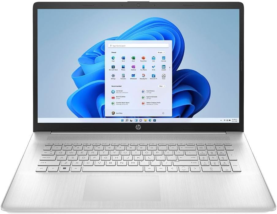 HP 2023 Newest Laptop Pavilion 17.3 HD+ Laptop Computer, AMD Ryzen 3 7320U(Up to 4.1GHz, Beat i3-1125G4), AMD Radeon Graphics, 8GB DDR5 RAM, 256GB NVMe SSD, WiFi 6, HDMI, Numeric Keypad, Windows 11