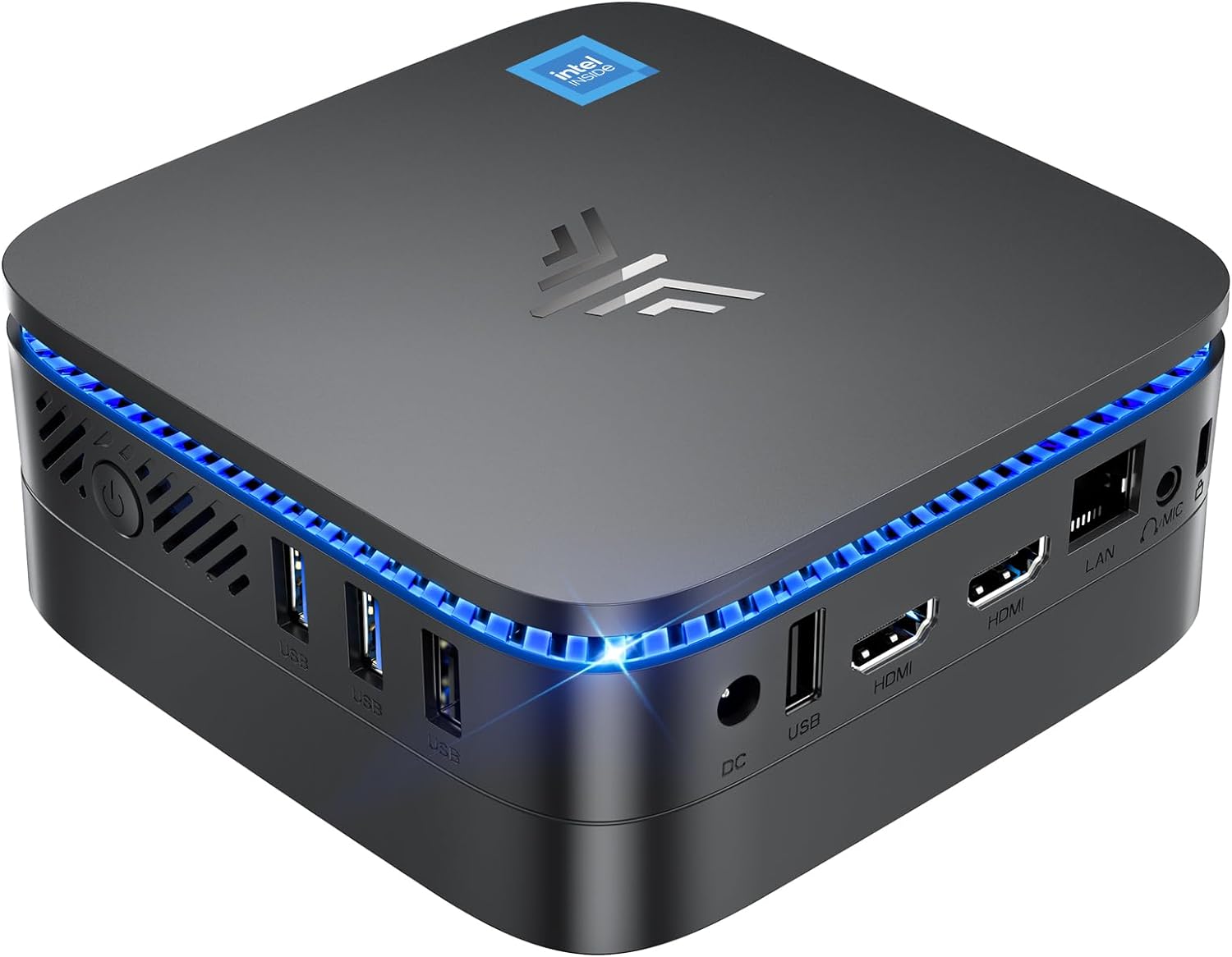 KAMRUI AK1PLUS Mini PC,12th Intel Alder Lake- N100 up to 3.4 GHz,16GB RAM+1TB M.2 SSD,Mini Computer Support 2.5 SSD (up to 2TB),WiFi 6,BT 5.2,4K, Business, Home, Office