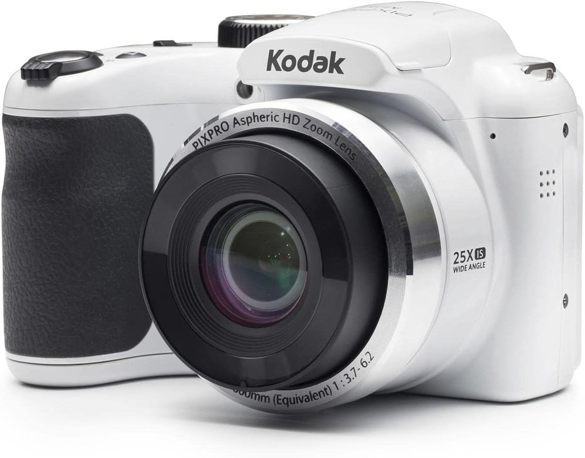 Kodak PIXPRO Astro Zoom AZ252-WH 16MP Digital Camera with 25X Optical Zoom and 3 LCD (White)