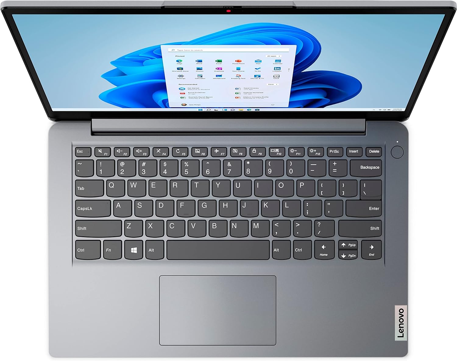 Lenovo IdeaPad 1 14 Laptop, 14.0 HD Display, Intel Celeron N4020, 4GB RAM, 64GB Storage, Intel UHD Graphics 600, Win 10 in S Mode, Ice Blue