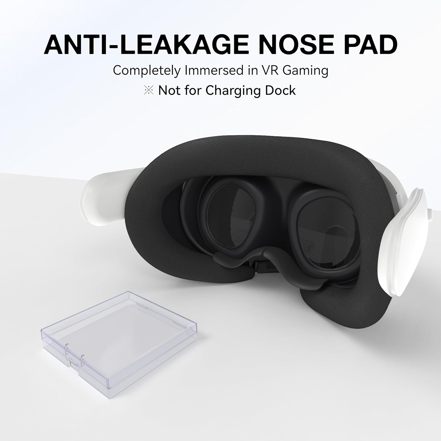 VR Anti-Leakage Nose Pad Cushion for Meta Quest 3 Headset Accessories, VR Nose Cover Only for Oculus Quest 3 Original Headset