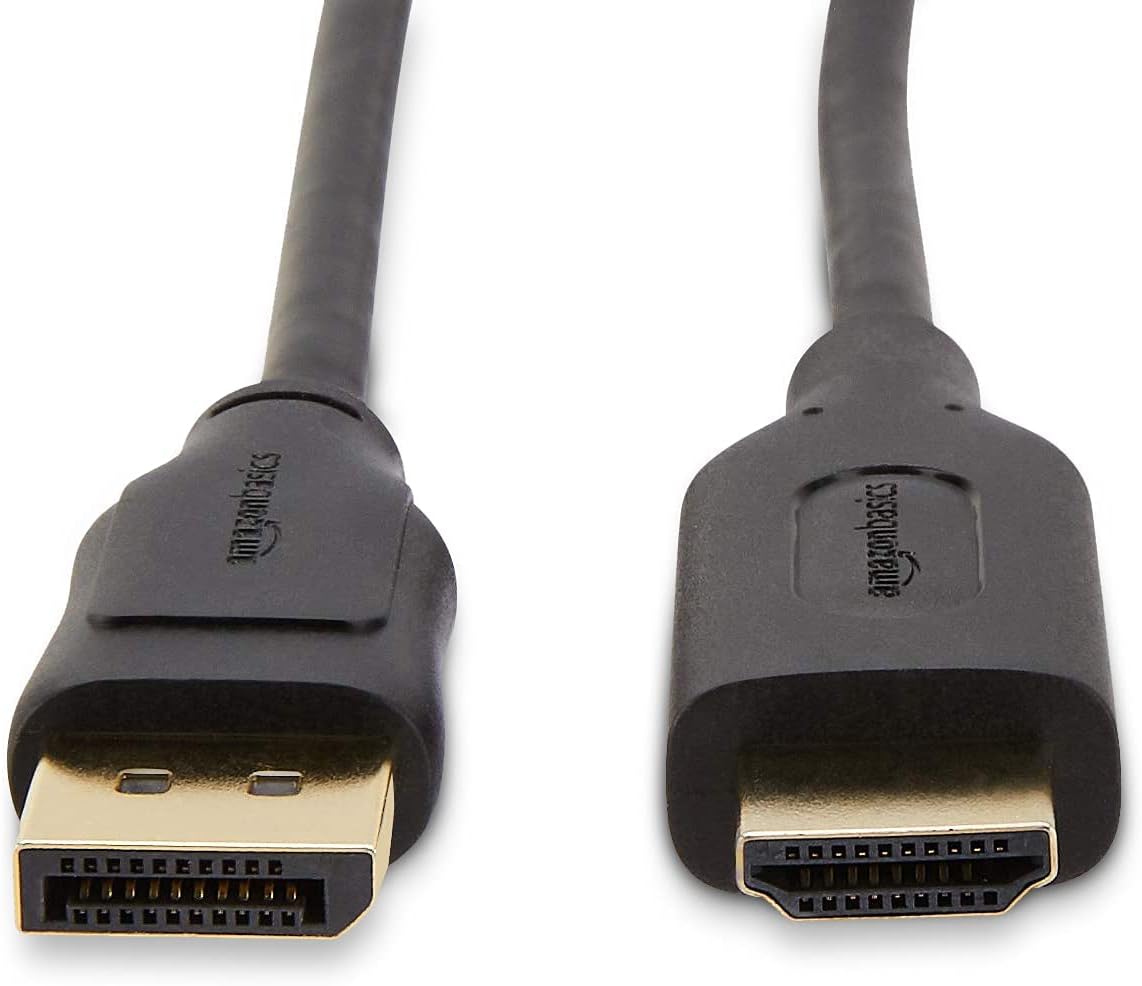 Amazon Basics Uni-Directional DisplayPort to HDMI Display Cable - 10 Feet