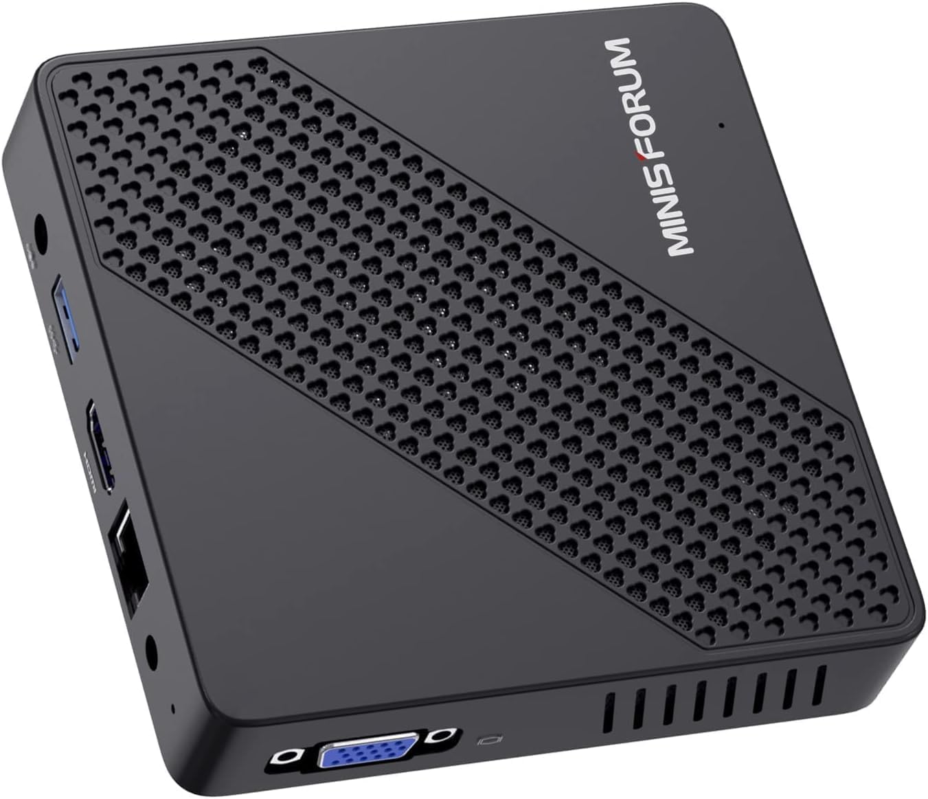 N40 Mini PC Fanless Celeron N4020,up to 2.8GHz with 4GB DDR4/64GB eMMC RAM Mini Desktop Computer, Support 4K UHD, VGA Port,2.4G/5.8G WiFiBT4.2,3xUSB3.0 Ports,1x SD Card Slot for Business Home Office